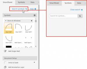 search symbols