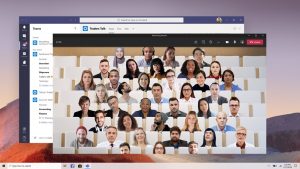 Microsoft Teams Together mode picture